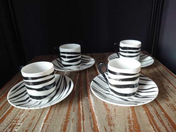 Image 1 of Tazzine/piattini da caffè vintage Galeries Lafayette (Parigi).