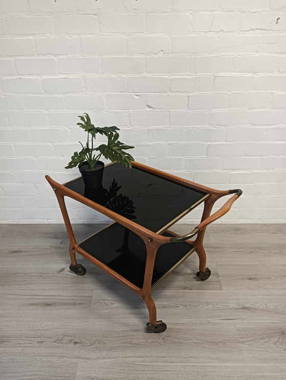 Image 1 of Ico Parisi pour Angelo de Baggis, Chariot de Service Vintage 