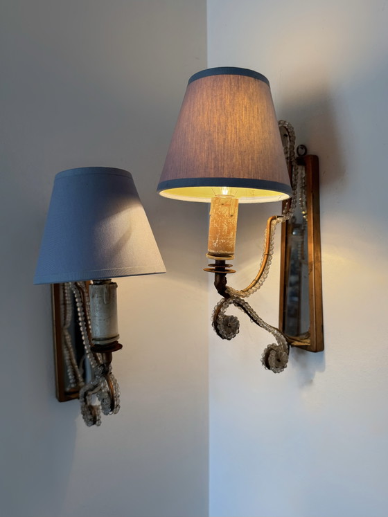Image 1 of Vintage shabby chic wall sconces