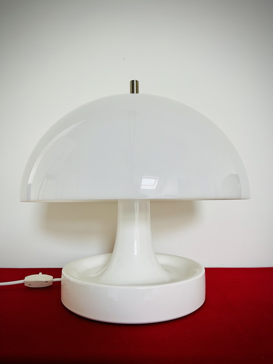 Image 1 of 2x Sicart Ceramic Table Lamps - Architetti - Gigante & Zambusi