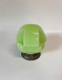 Fraai gevormde vintage antieke groene lamp plafonnière dertiger jaren