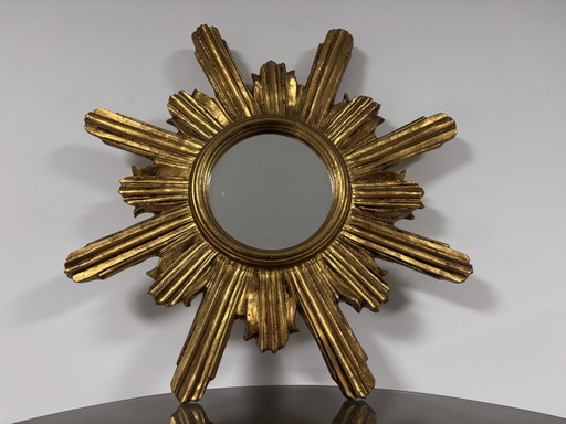 Miroir Sunburst Deknudt Mid-Century Original (60 Cm)