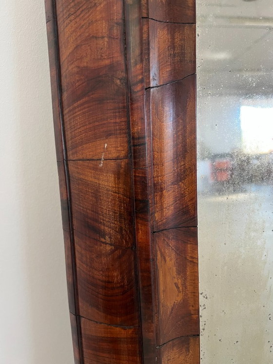 Image 1 of Cassettone - Noce - Comò con specchiera