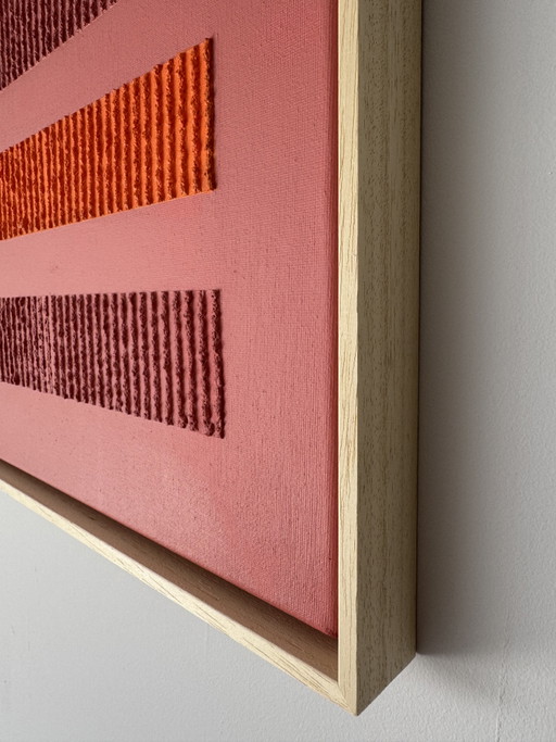 Linee in palissandro (50x70 cm) – kunst, Wood, Canvas (photo 2 of 7)