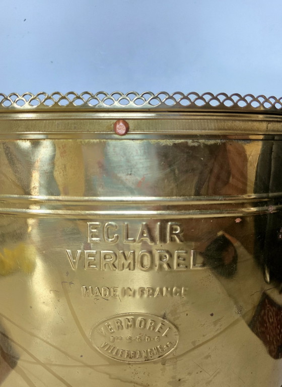 Vintage French Brass Eclair Vermorel Umbrella Stand / Planter – Cast Iron (photo 9 of 10)