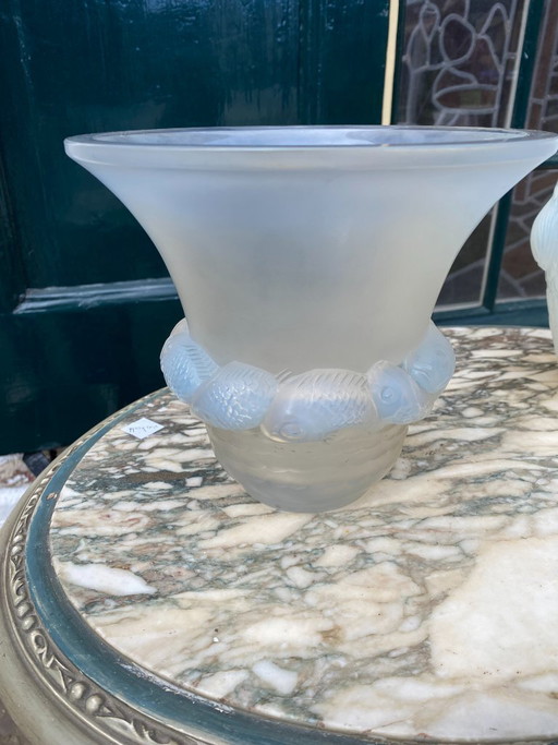 Vase 1930 R. Lalique (fish motif)