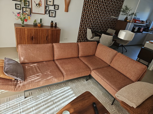 Meuble d'angle Rolf Benz Mera, comme neuf, en tissu contreplaqué couleur mousse 20 – hoekbanken, Textile (photo 2 of 15)