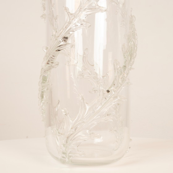 Vaso in vetro di Murano italiano di metà secolo, Barovier&Toso, 1940 – Vasi, Crystal, Murano Glass (photo 24 of 28)