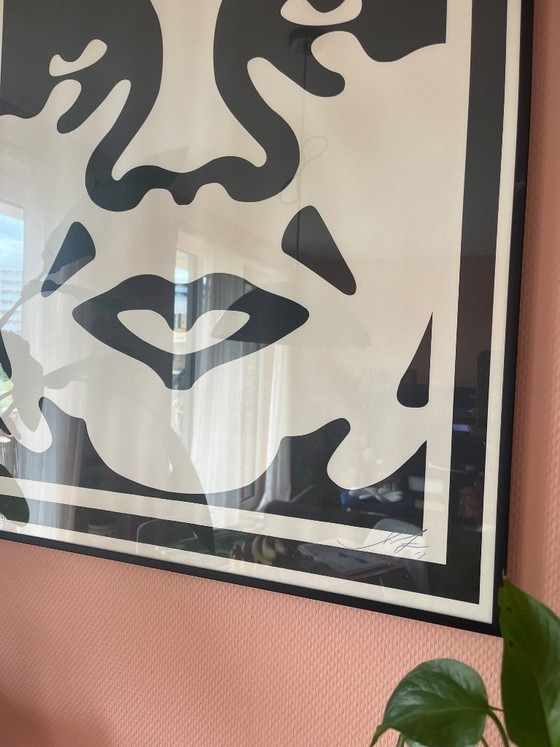 Image 1 of Obey Giant Triptych – Shepard Fairey – 3 Prints in frame