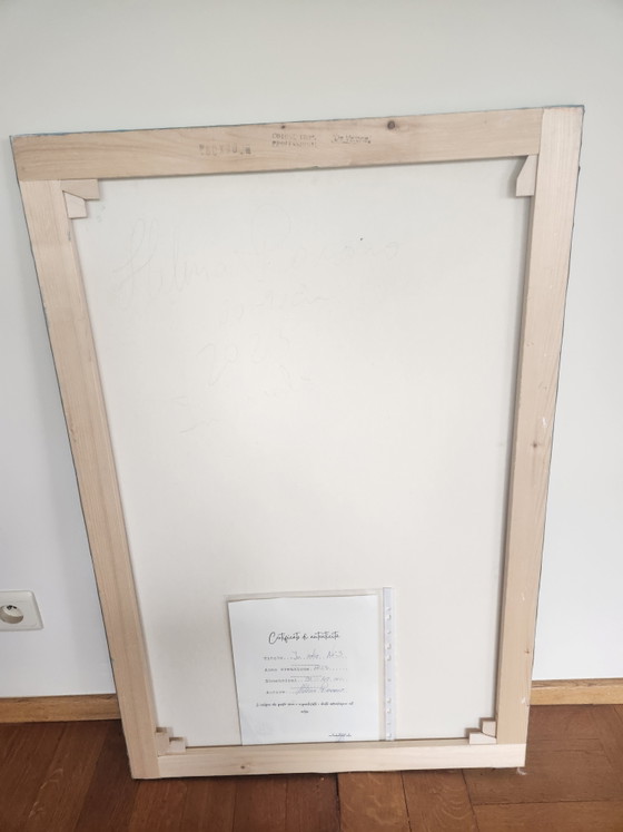 Image 1 of Beautiful Original Painting "In volo N°3" – Hiletia Romano (2023) with Certificate