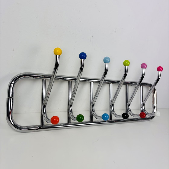 Image 1 of Appendiabiti da parete originale Sputnik cromato