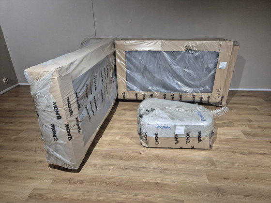 Image 1 of Montel Caesar – Ecksofa – NEU – Grau – Stoff – Design