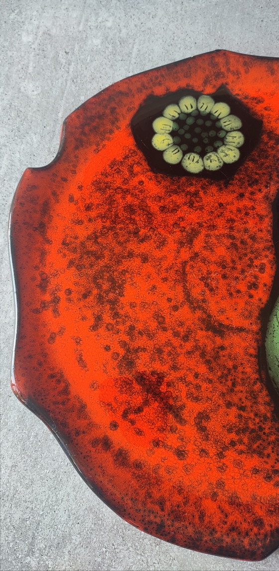 Image 1 of Ceramic dish from the 60s signed Vercor