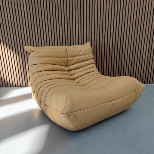 Ligne Roset Togo - Single Seat Camel Natural Leather