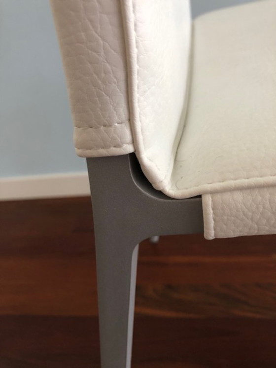 Image 1 of Sedia Lia Zanotta, ecofire bianco, base in alluminio - come nuova