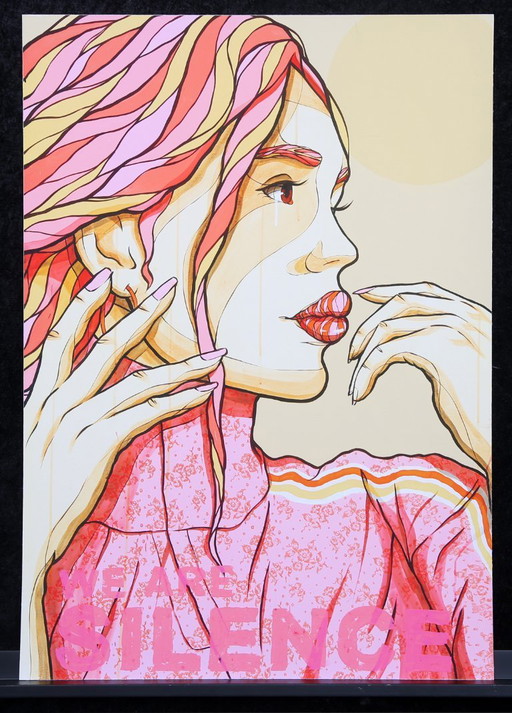 El Bocho - We are silence - 2021 - Giclee - signed by hand