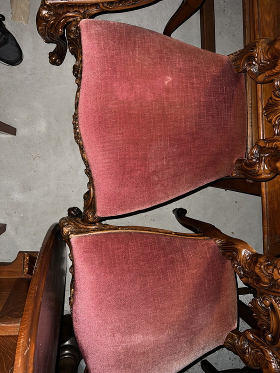 Image 1 of 4 sillas de comedor barrocas italianas