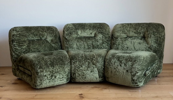 Image 1 of Divano modulare vintage verde