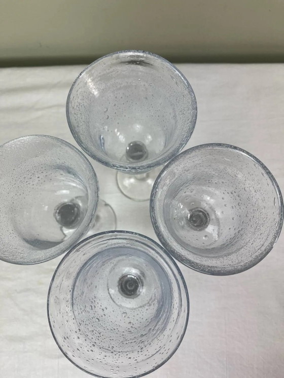 Große Blasengläser – Gläser & Karaffe, Crystal, Glass, Vintage (photo 6 of 12)