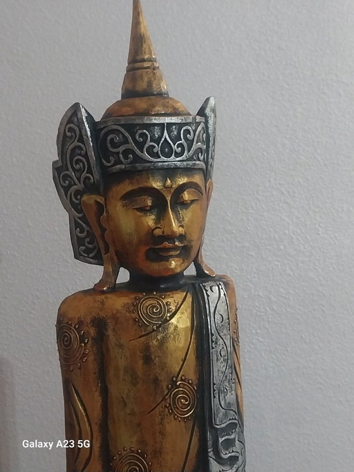 Bouddha Gardien du temple, 1'60 cm.