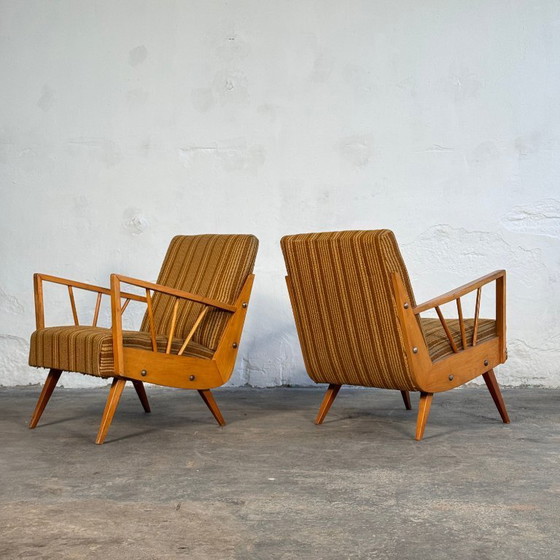 Image 1 of Een paar Poolse retro fauteuils, 1960