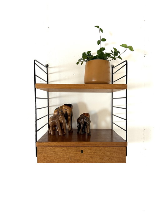 Etagère murale vintage, Nisse String '60