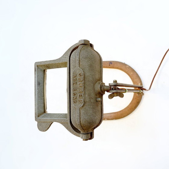 Image 1 of Industriële vergrootlamp van Gruber, gepatenteerd SGDG in Frankrijk - jaren 1940/50