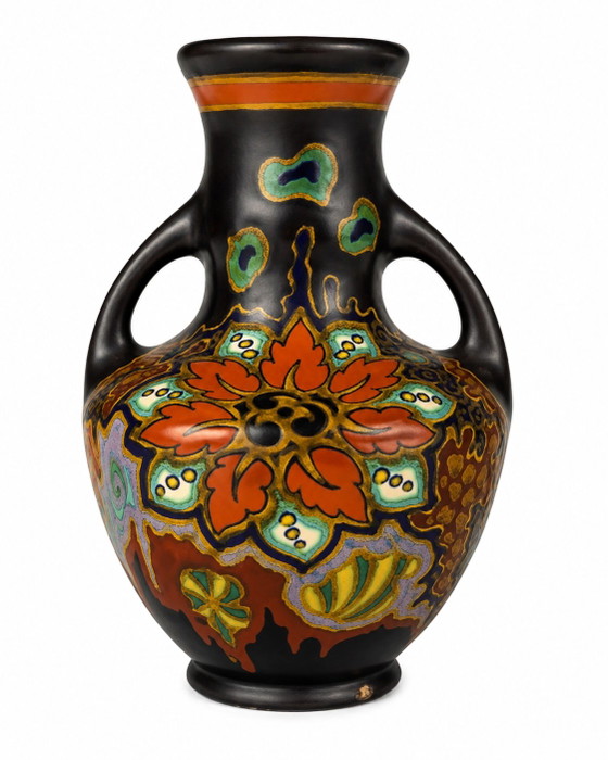 Ivora Gouda 'Princess' Art Deco Ear Vase – ca. 1925 – 30 cm – Ceramic (photo 7 of 7)