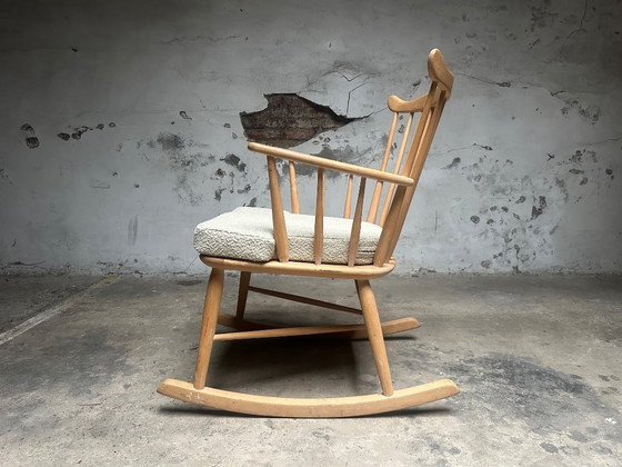 Image 1 of Vintage Børge Mogensen Rocking Chair – Scandinavian Design