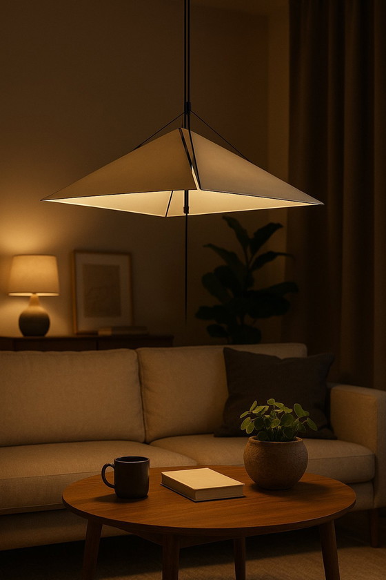 Image 1 of Rare lampe design italienne - Rodney Kinsman pour Bieffeplast, années 1960