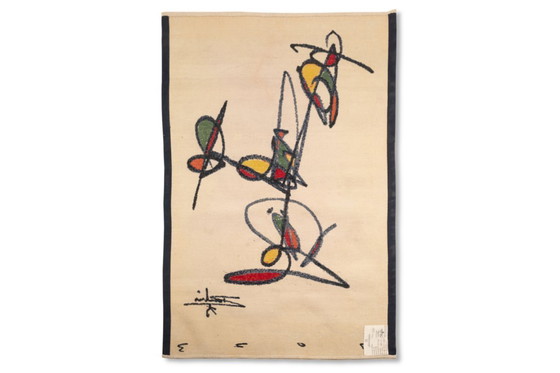 Image 1 of Dan Hôo. Tapisserie nouée main en laine mérinos. Contemporain.