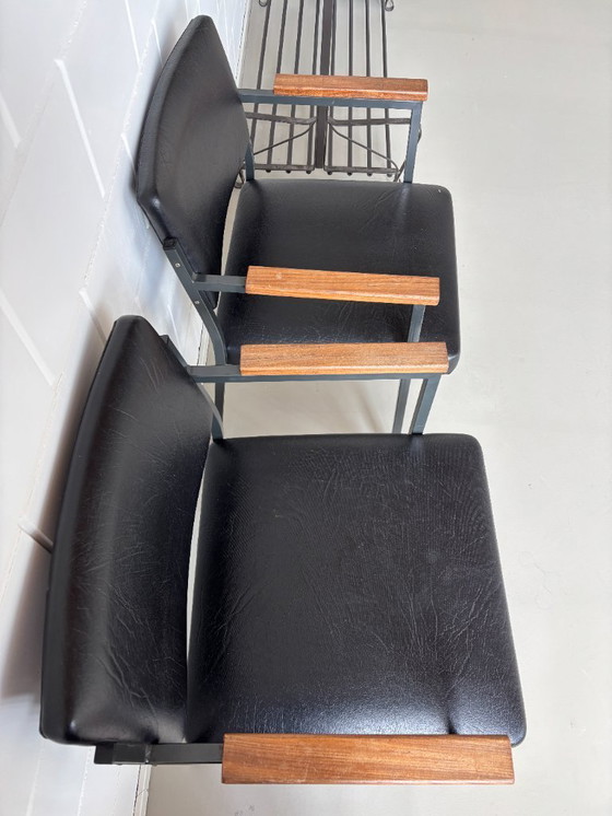 Image 1 of 2x skai Leder Esszimmerstühle