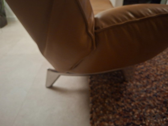 Leolux Tango 2 seaters terracotta, Leather, Brown (photo 4 of 5)