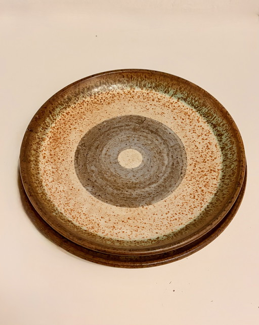 Keramisch bord Vallauris - Atelier La Roue, jaren 60