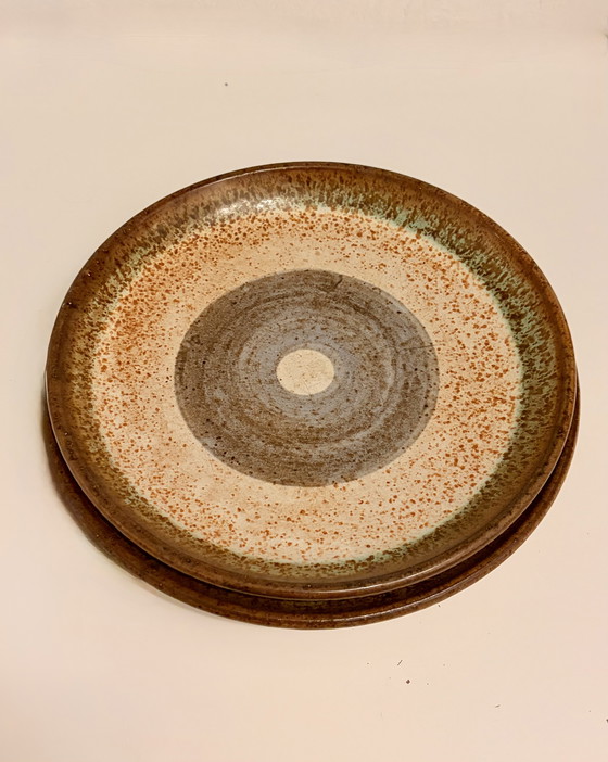 Image 1 of Keramisch bord Vallauris - Atelier La Roue, jaren 60