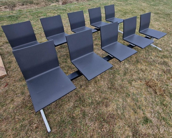 Image 1 of Set di 2 panche Design Icon: Vitra.04 - 5 posti a sedere di MaartenVan Severen/Authentic