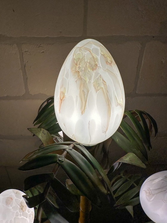 Image 1 of Vintage palm tree floor lamp