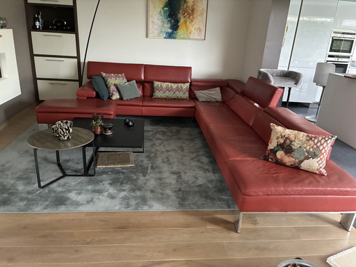 Canapé en cuir JORI, modèle SHIVA