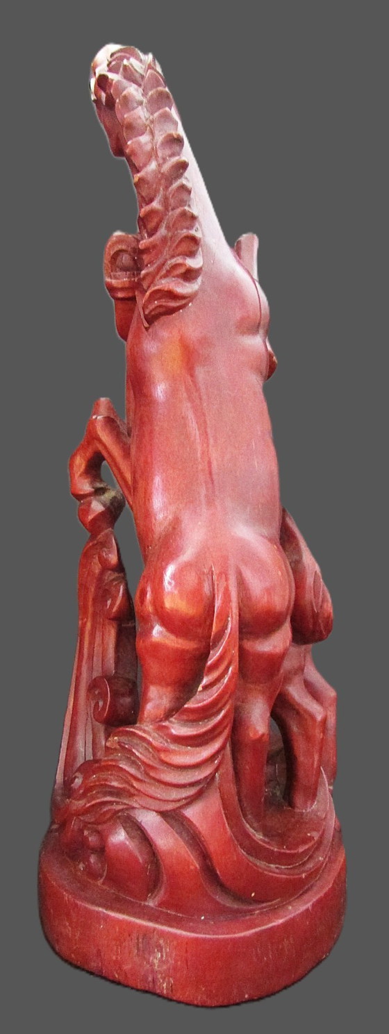 Image 1 of Skulptur, „Acht Pferde von Mu Wang“