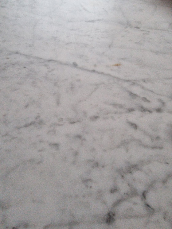 Image 1 of Italian marble coffee table, Carrara marble, nesting tables, vintage Italian design, 1970s coffee table, mid-century Vintage