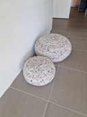 2 x pouf Lounge Co van der Horst