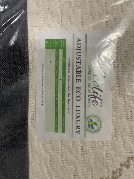 Image 1 of Ecolife Beds Luxury matras - 180x210 met topper (set van 2)