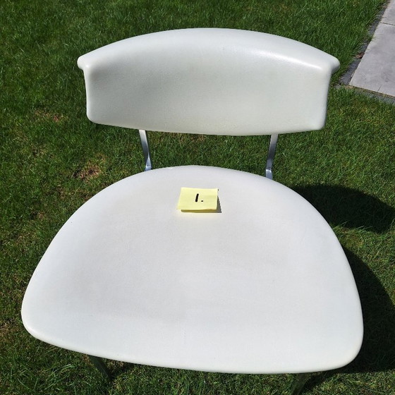 Image 1 of 4 chaises de salle à manger vintage Rudolf Wolf Meander Alpha