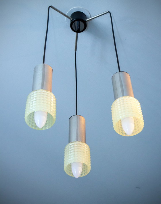 Image 1 of Suspension Space age 3 feux, 1960-70 