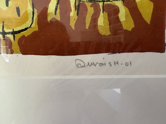Gesigneerde zeefdruk Quraish, 2001, handgenummerd – Litho's & Zeefdrukken, Other (photo 6 of 7)