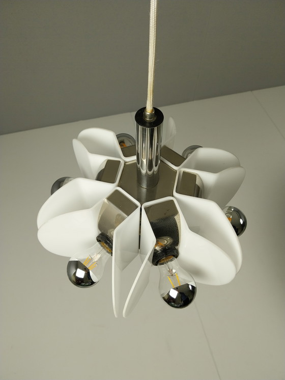 Image 1 of Lampada a sospensione vintage in stile spaziale, anni '70