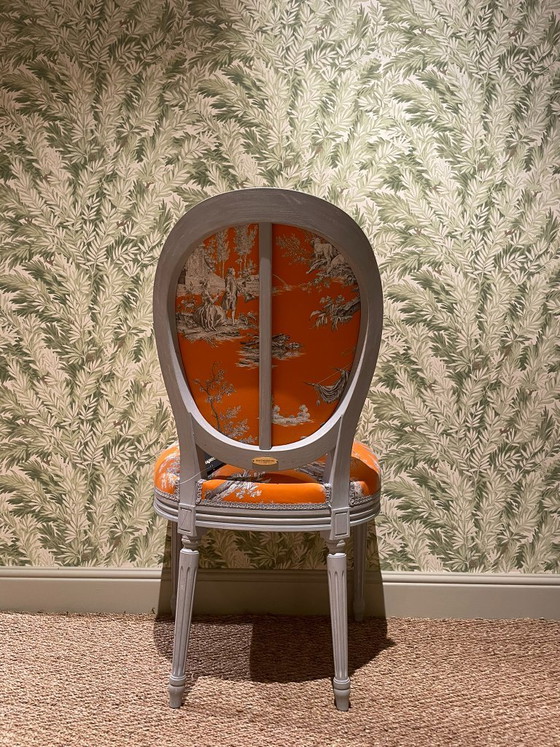 Sedia da pranzo Gilles Nouilhac – Gilles Nouailhac, Sedie da pranzo, Textile, Wood (photo 2 of 5)