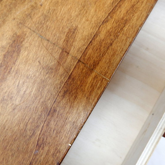 Image 1 of Vintage houten ordner met 22 laden, handgemaakt