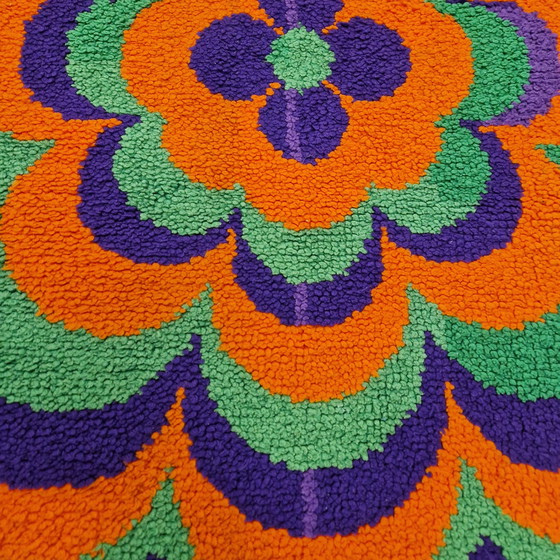 Image 1 of Tappeto vintage da appendere alla parete, tappeto in lana anni '70
