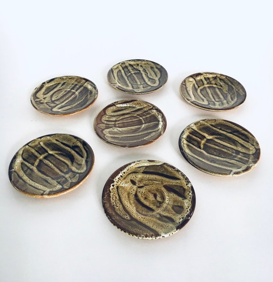 Image 1 of Midcentury Art Studio Pottery Tea & Coffee Service set, Vallauris France 1960's